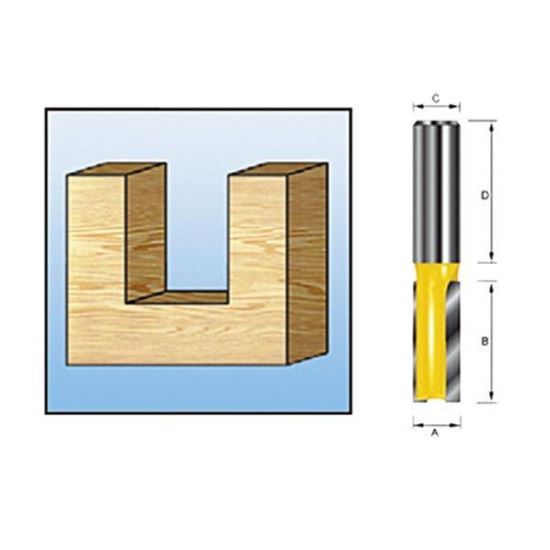 Фреза Makita D-09226 пазовая 4х10х6х47х1Т