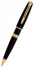 Шариковая ручка WATERMAN Charleston 13004 K (S0701010) Black GT (M) чернила: синий позолота 23К